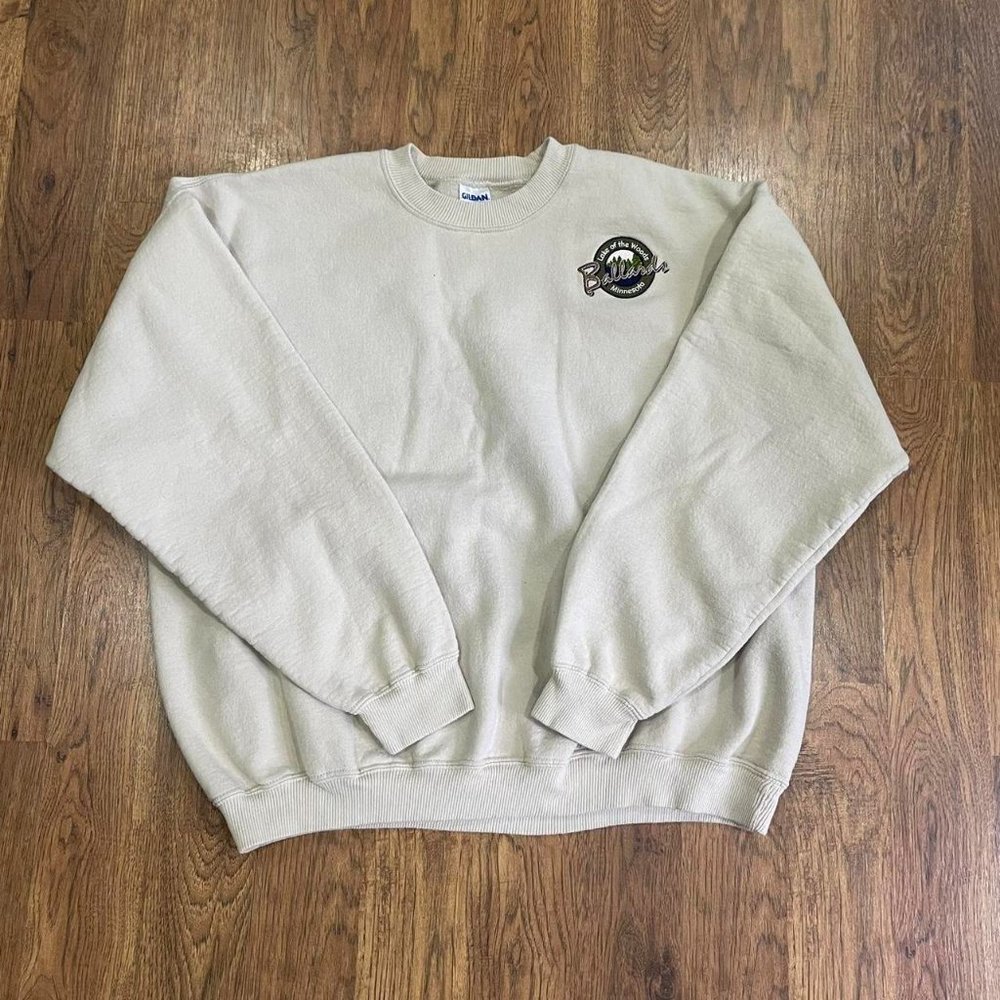 Minnesota "Lake of Woods" Crewneck sweater Sz XL (25x24.5)